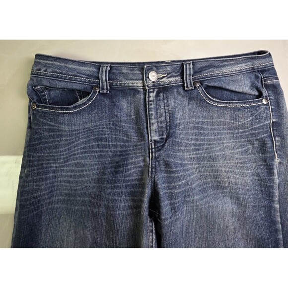 Vintage Leigh Sophia Hipster Flare Low Rise Jeans Size 15 Junior's Short - Picture 2 of 12